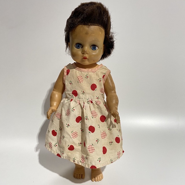 DOLL, Vintage Brown in Spot Dress